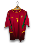 2002-04 Portugal Home Shirt Figo 