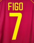 2002-04 Portugal Home Shirt Figo 