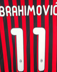 2011-12 AC Milan Home Shirt Ibrahimovic 