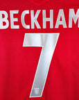 2004-06 England Away Shirt Beckham 