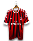 2011-12 AC Milan Player Version Home Shirt - 9.5/10 - (L)