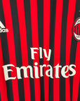 2011-12 AC Milan Player Version Home Shirt - 9.5/10 - (L)