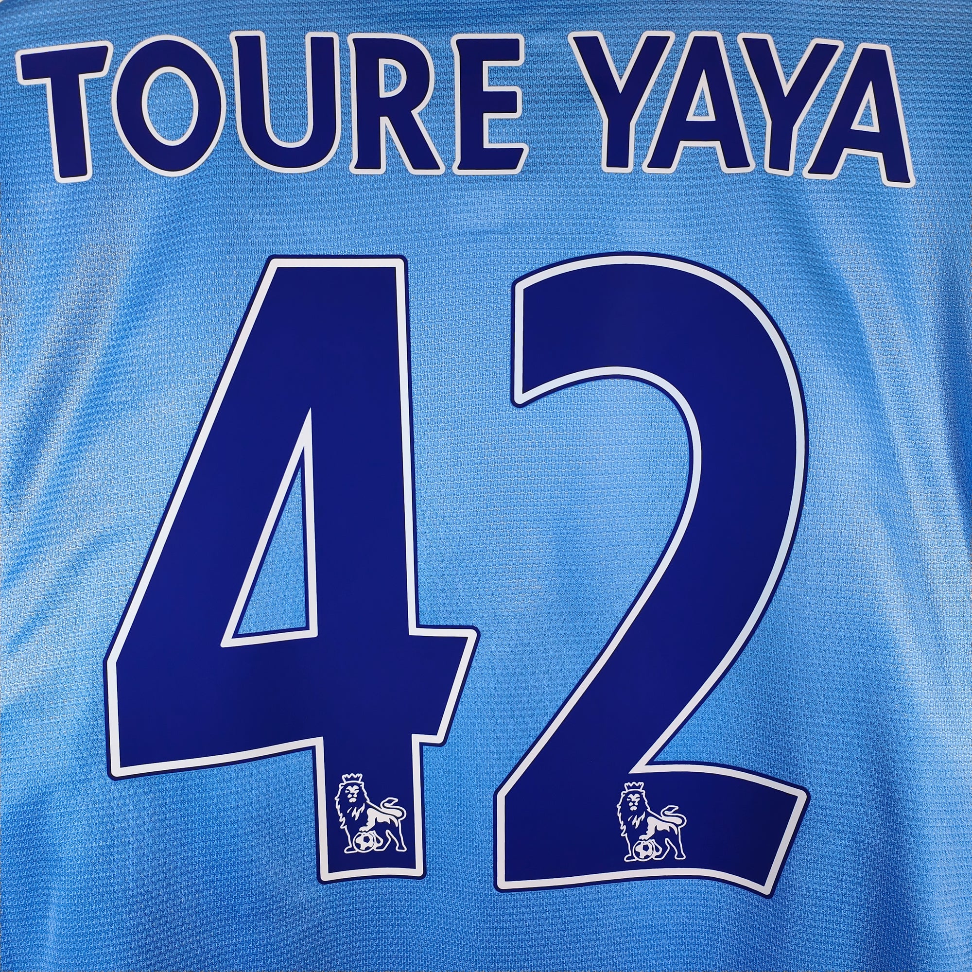 2013-14 Manchester City Home Shirt Toure Yaya 