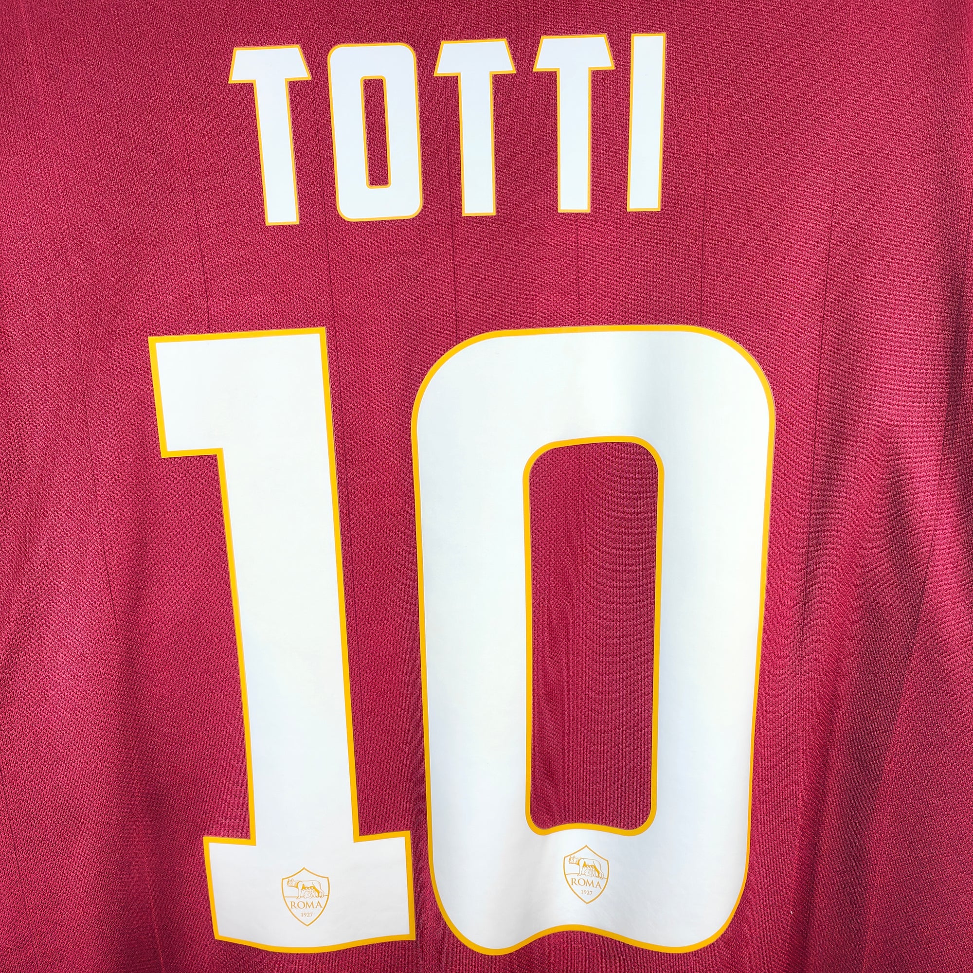 2014-15 AS Roma Home Shirt Totti 