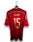 2013-15 Spain Home Shirt Sergio Ramos 