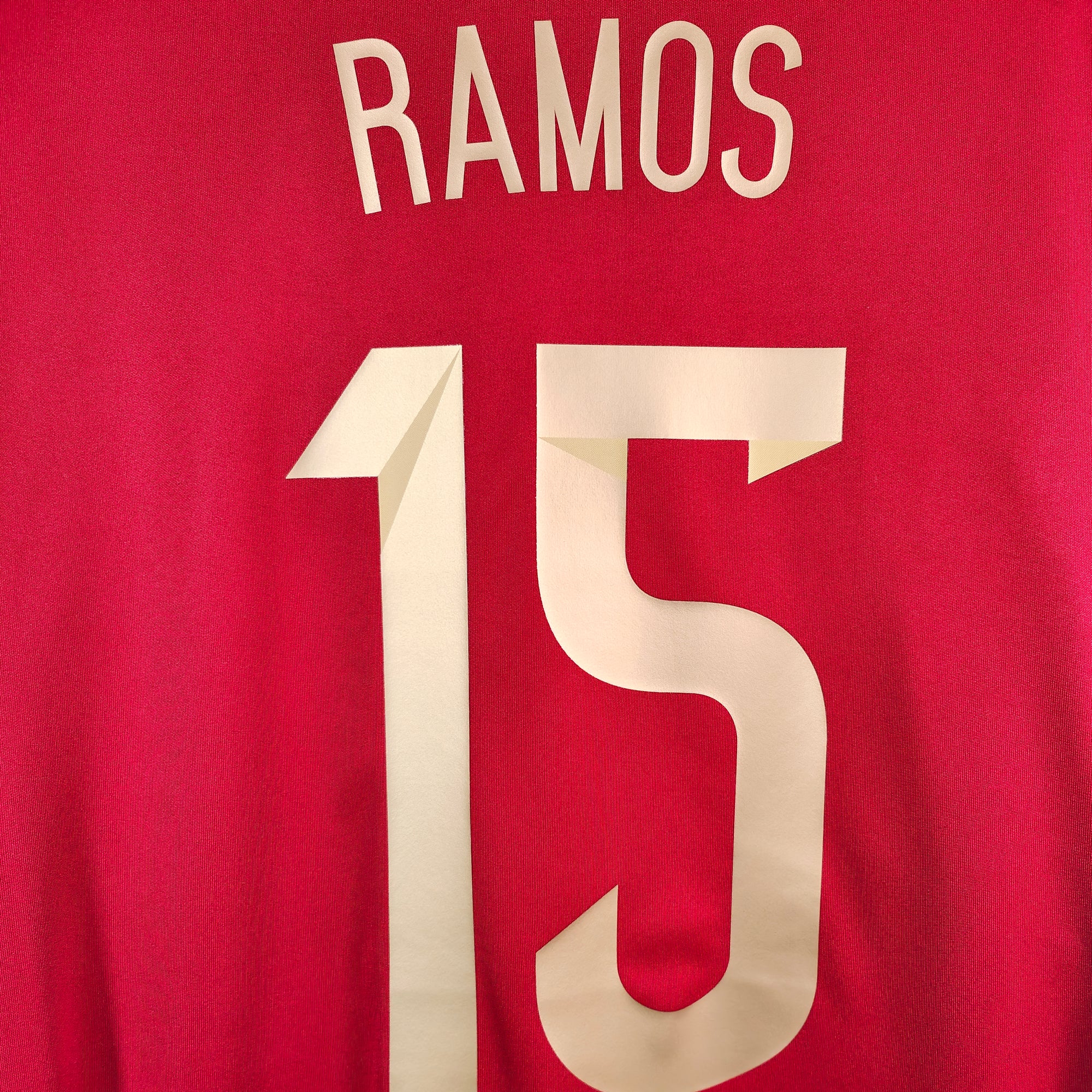 2013-15 Spain Home Shirt Sergio Ramos 