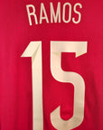 2013-15 Spain Home Shirt Sergio Ramos 