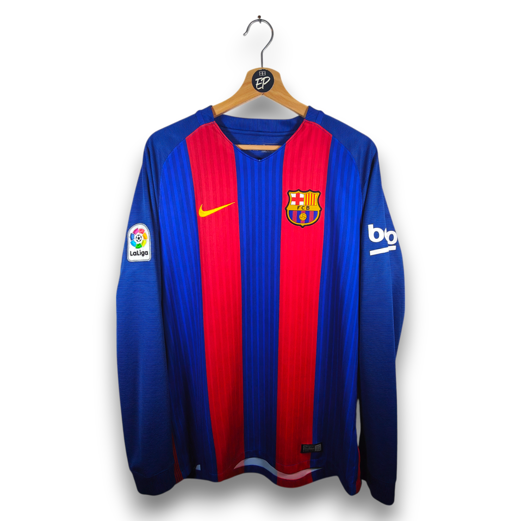 2016-17 FC Barcelona Home Shirt LS Messi 