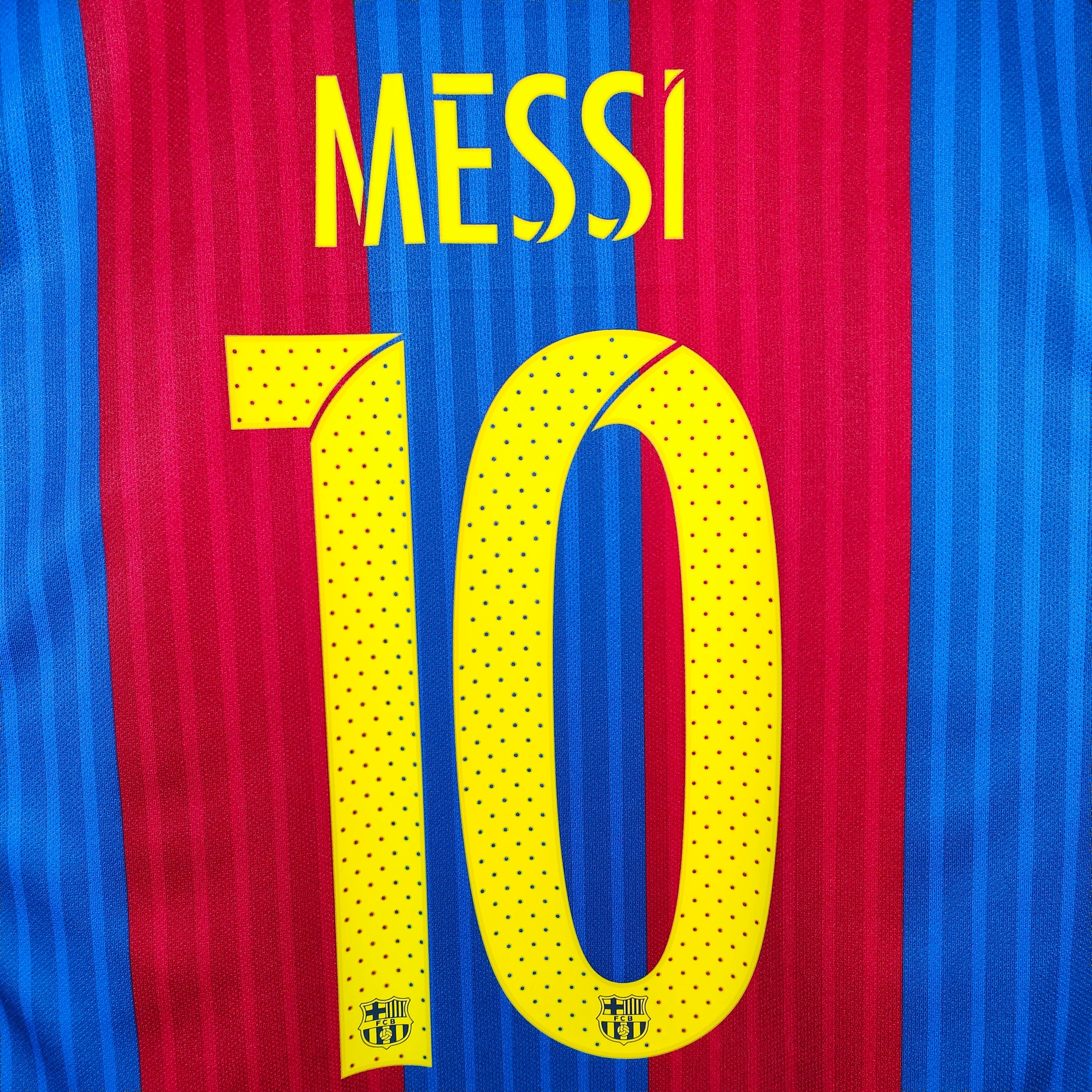 2016-17 FC Barcelona Home Shirt LS Messi 