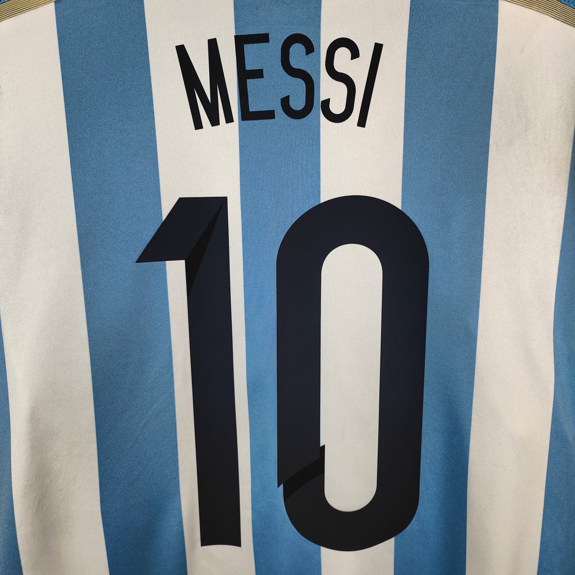 2013-15 Argentina Home Shirt Messi 