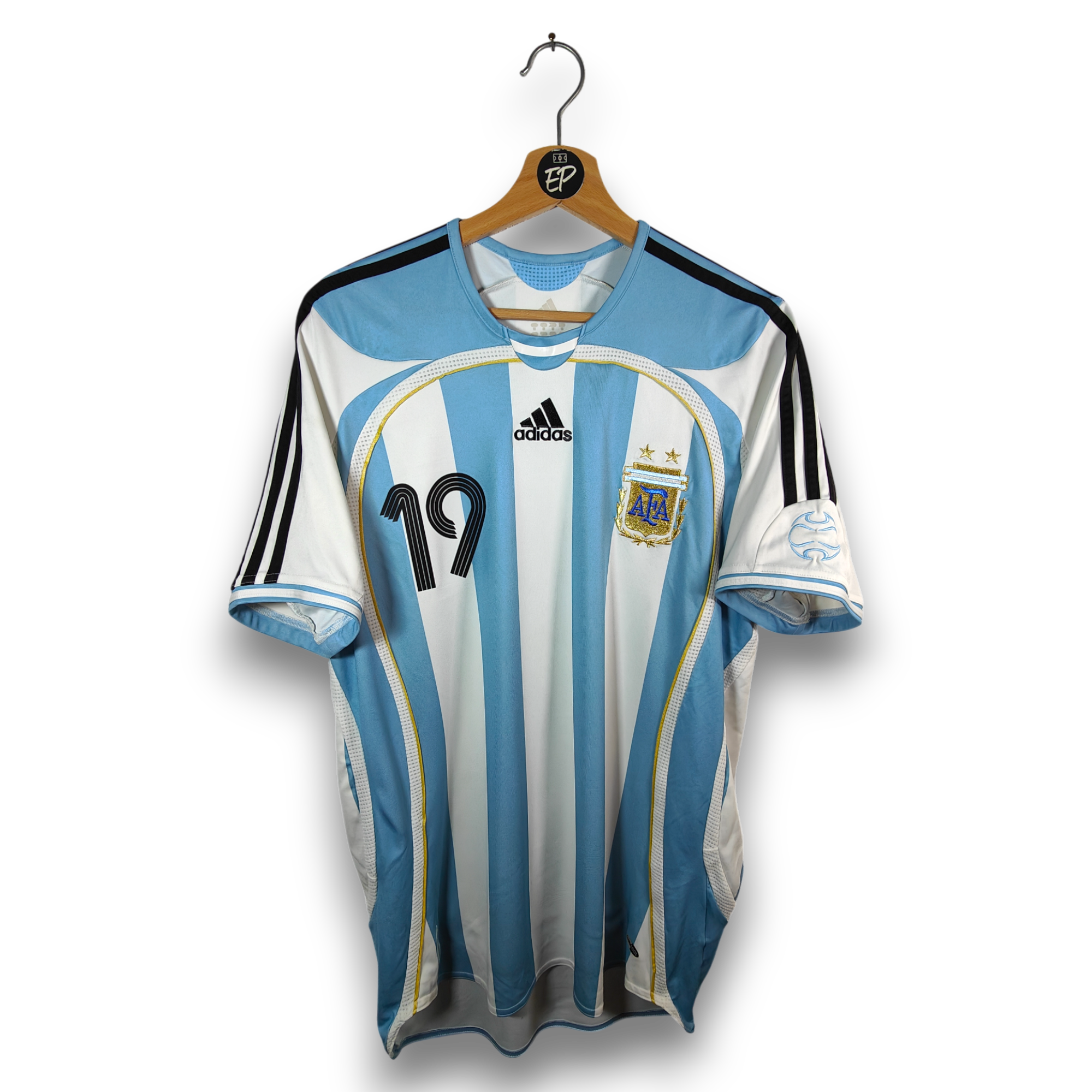 2005-07 Argentina Home Shirt Messi 