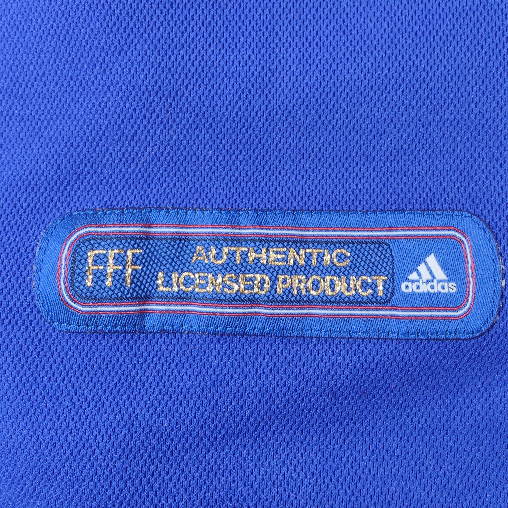 2000-02 France Home Shirt Zidane 