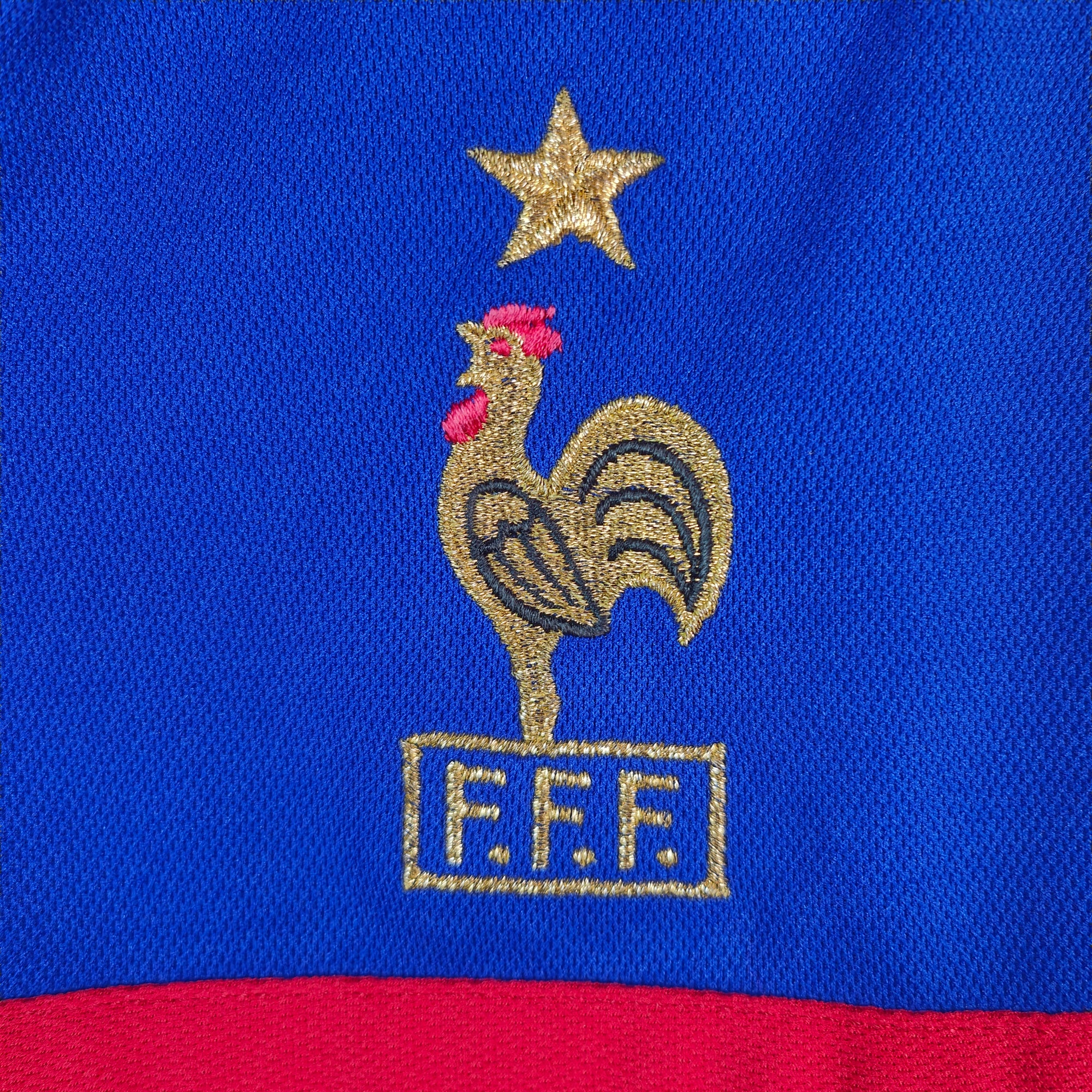 2000-02 France Home Shirt Zidane 