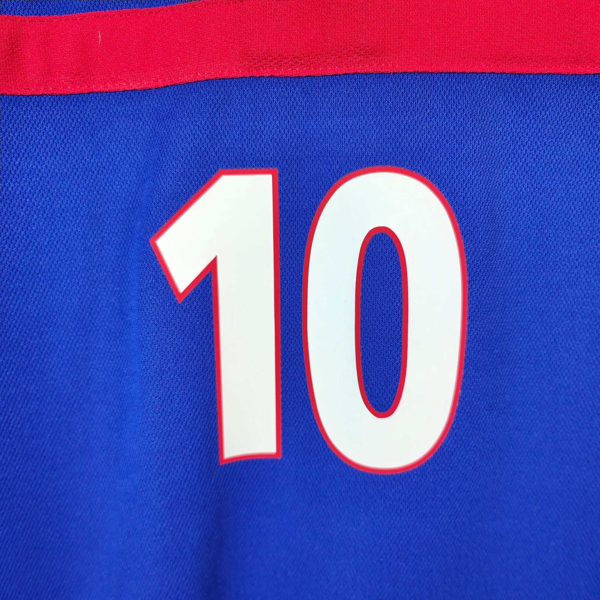 2000-02 France Home Shirt Zidane 