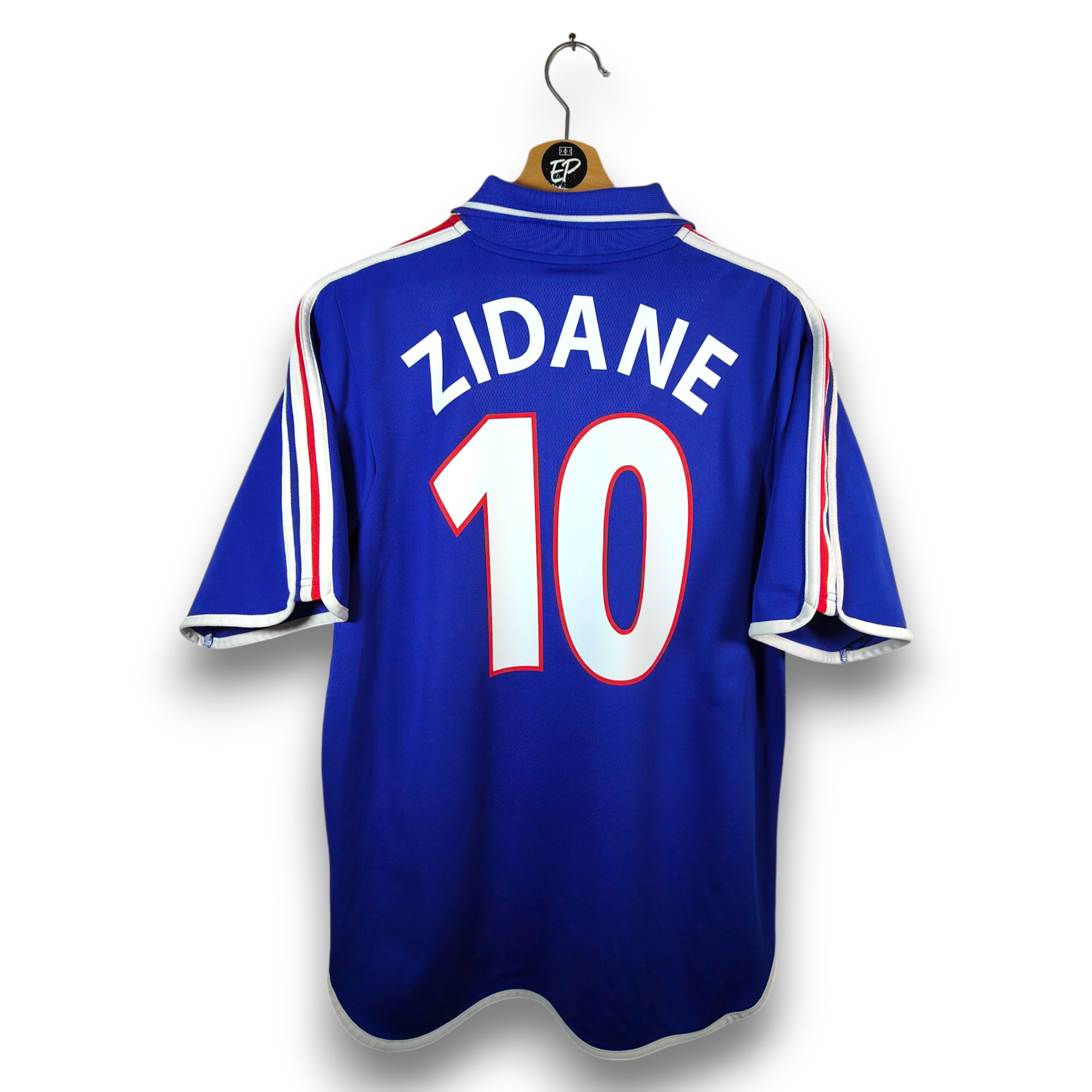 2000-02 France Home Shirt Zidane 