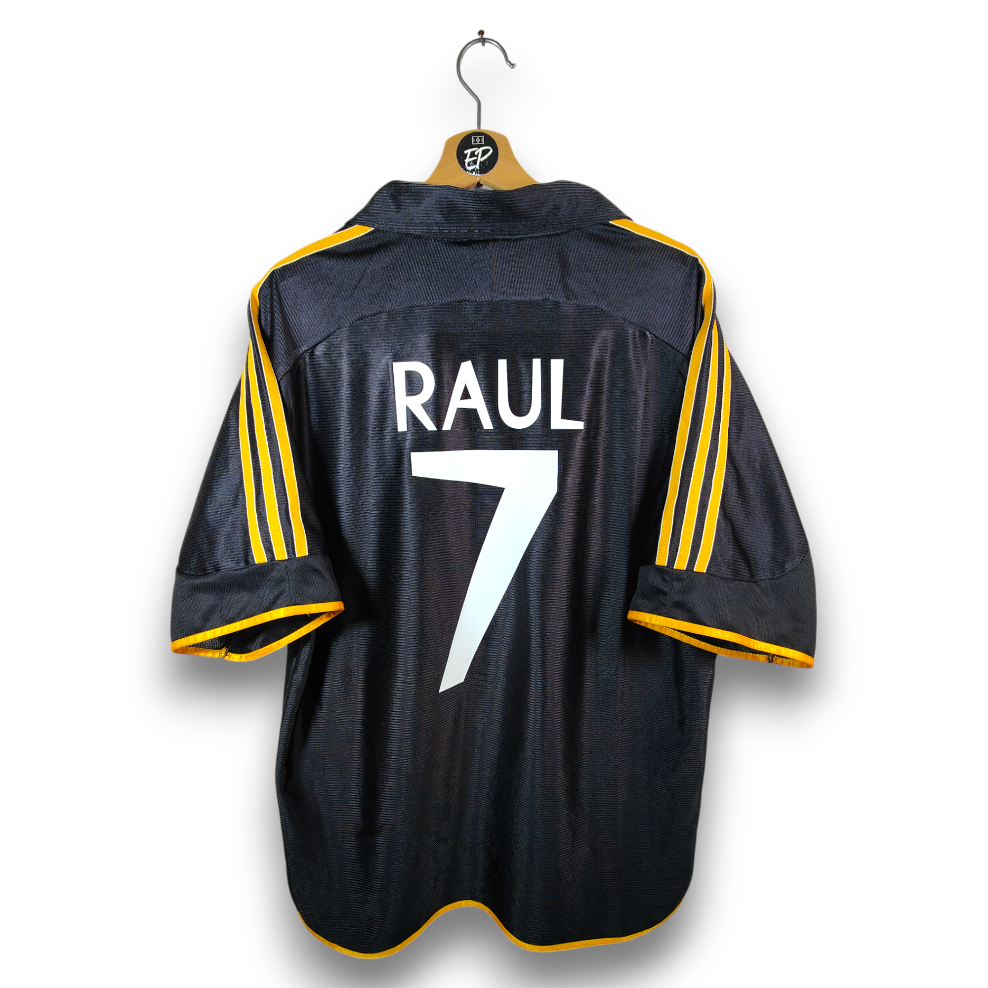 1999-01 Real Madrid Away Shirt Raul 