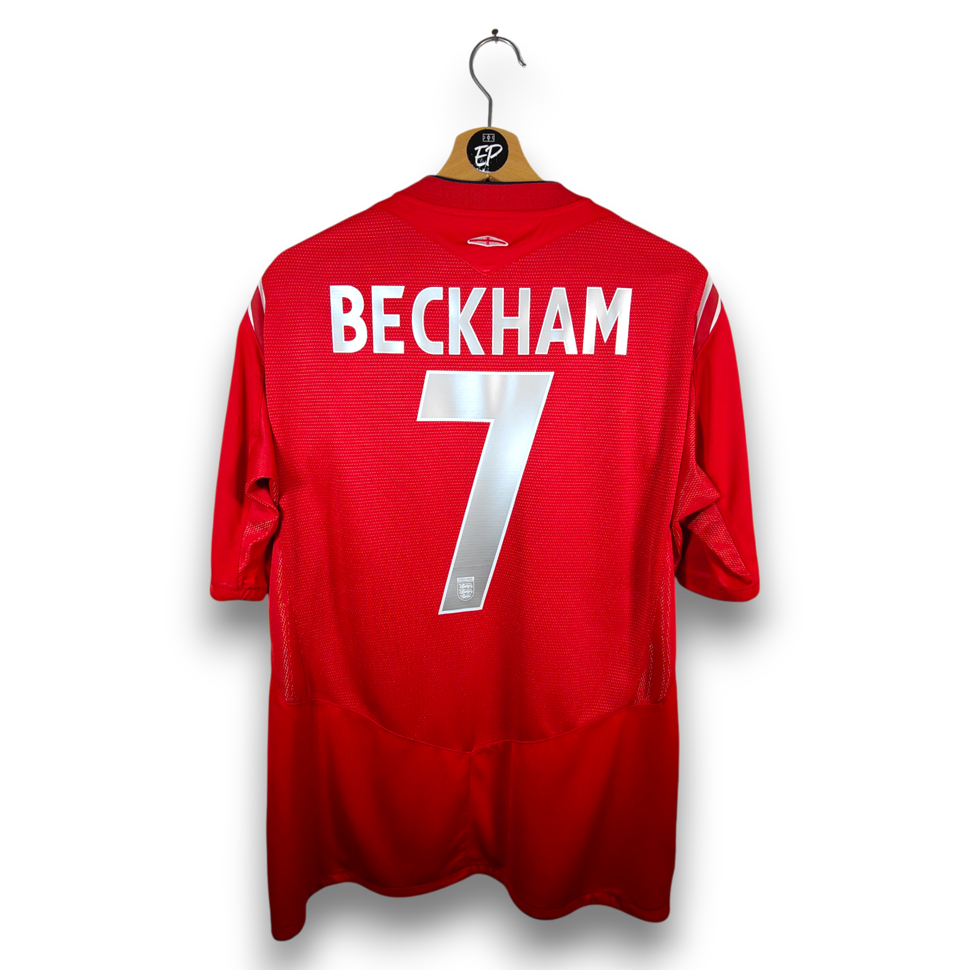 2004-06 England Away Shirt Beckham 