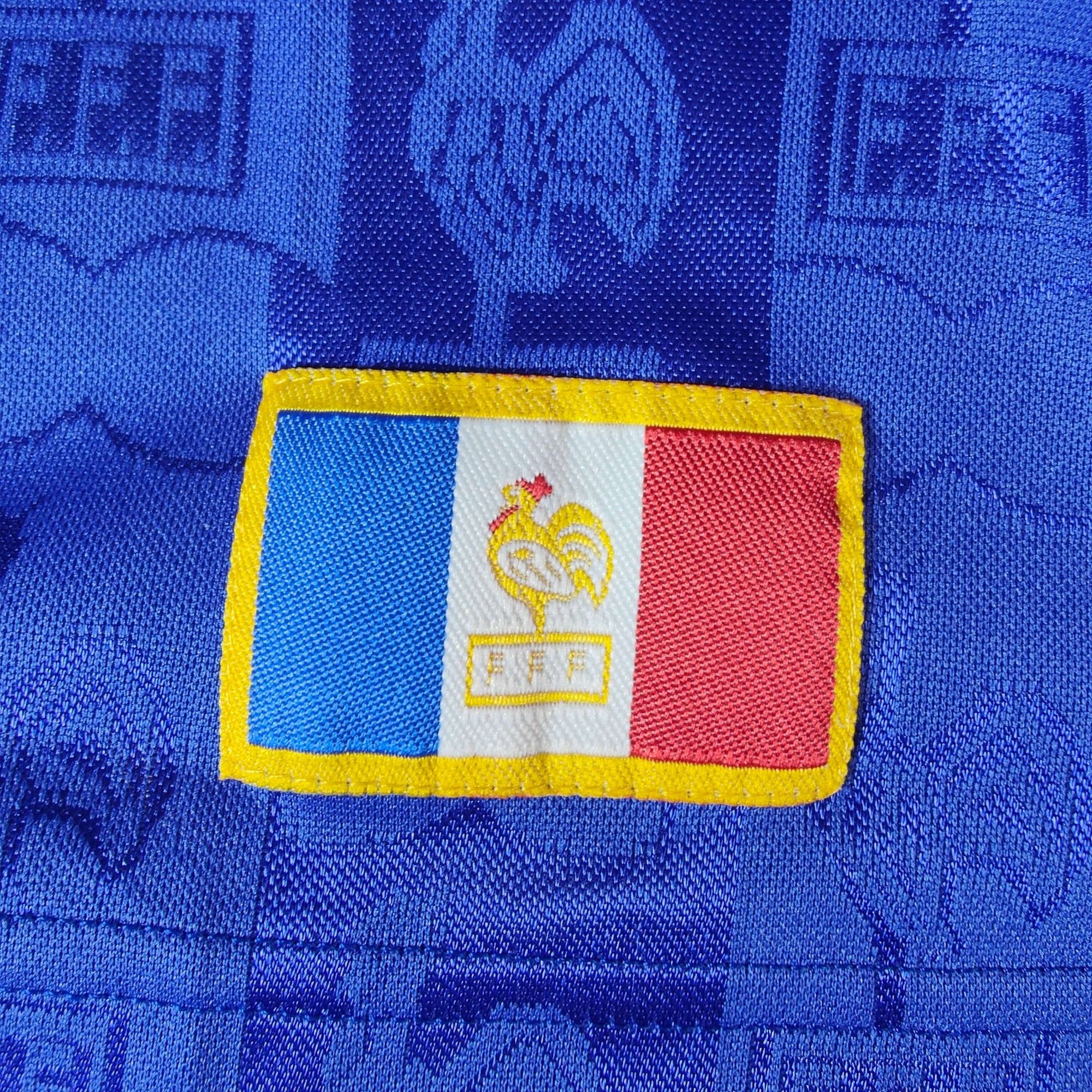 1996-98 France Home Shirt Zidane 