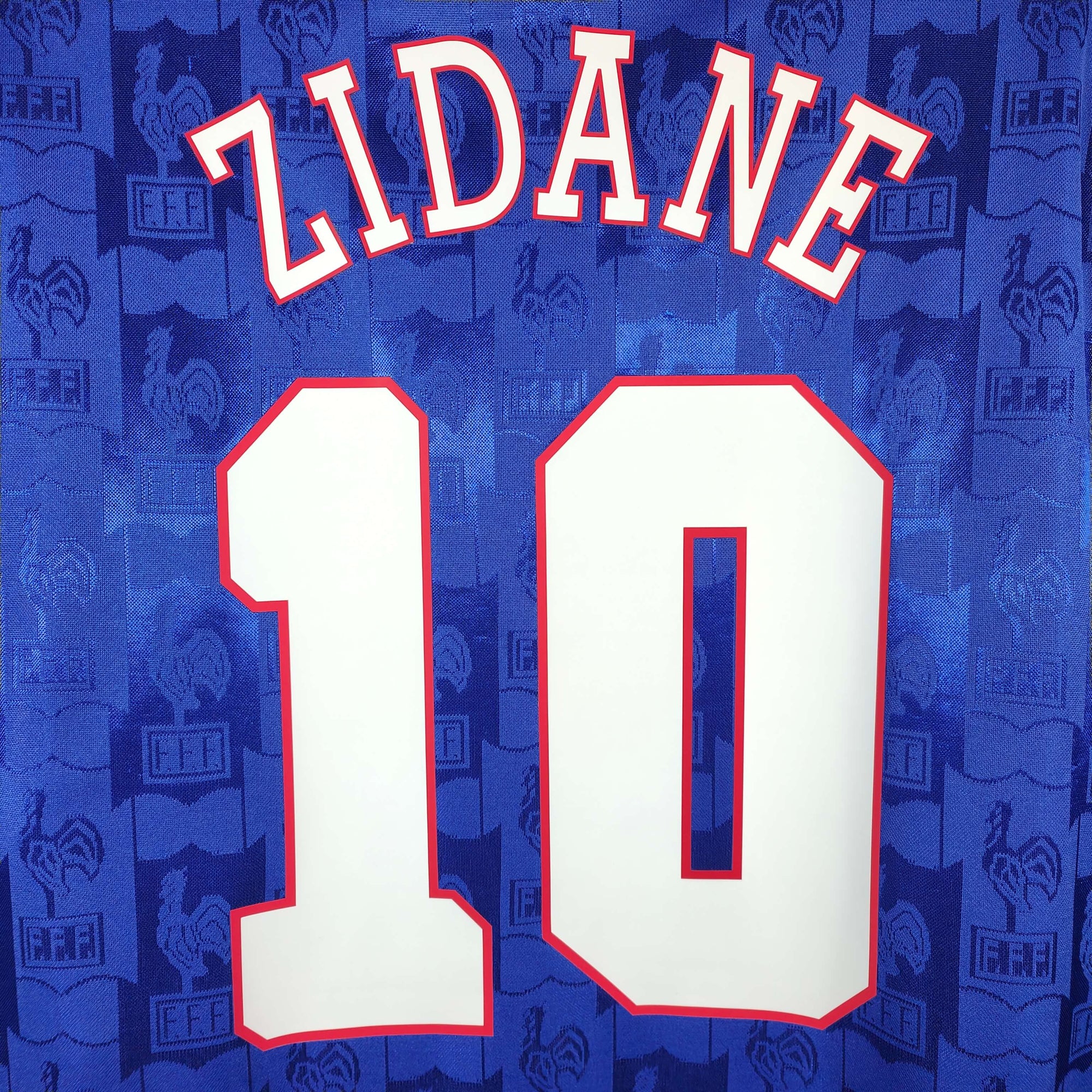 1996-98 France Home Shirt Zidane 