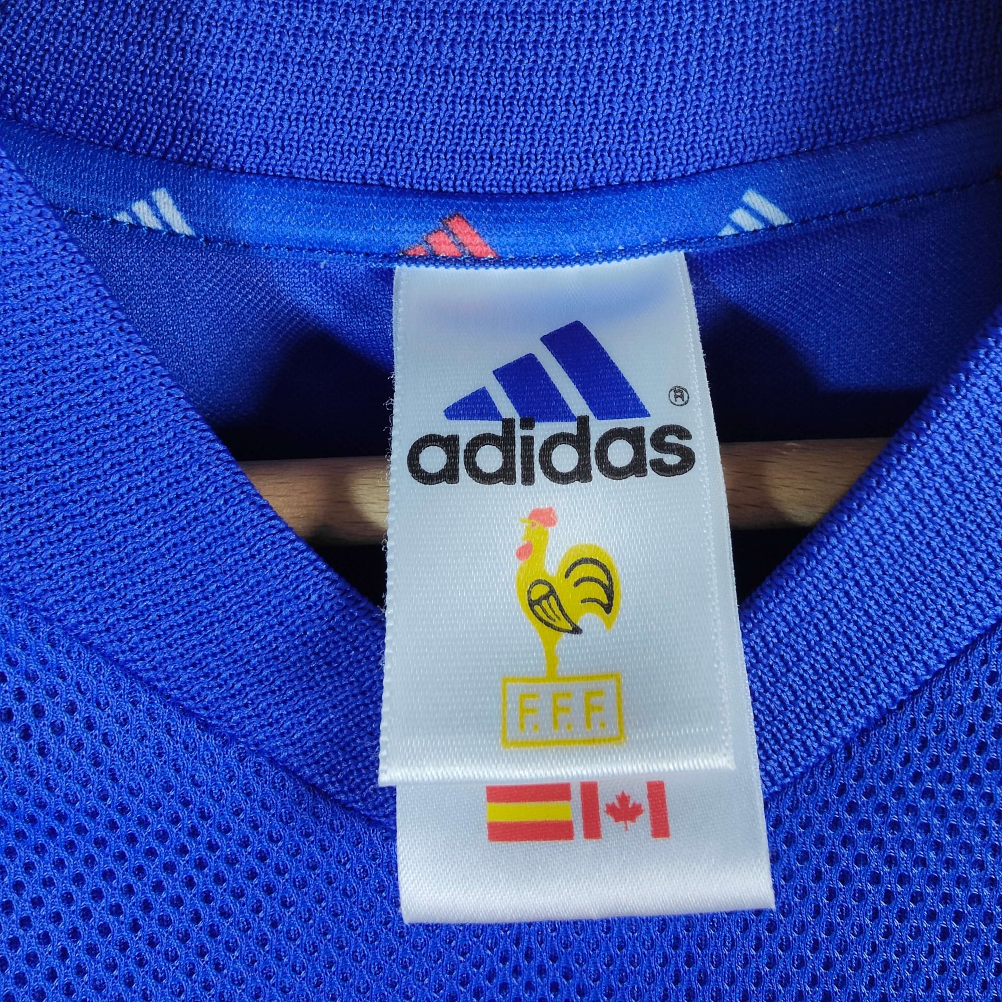2002-04 France Home Shirt Zidane 