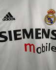 2004-05 Real Madrid Home Shirt Zidane 