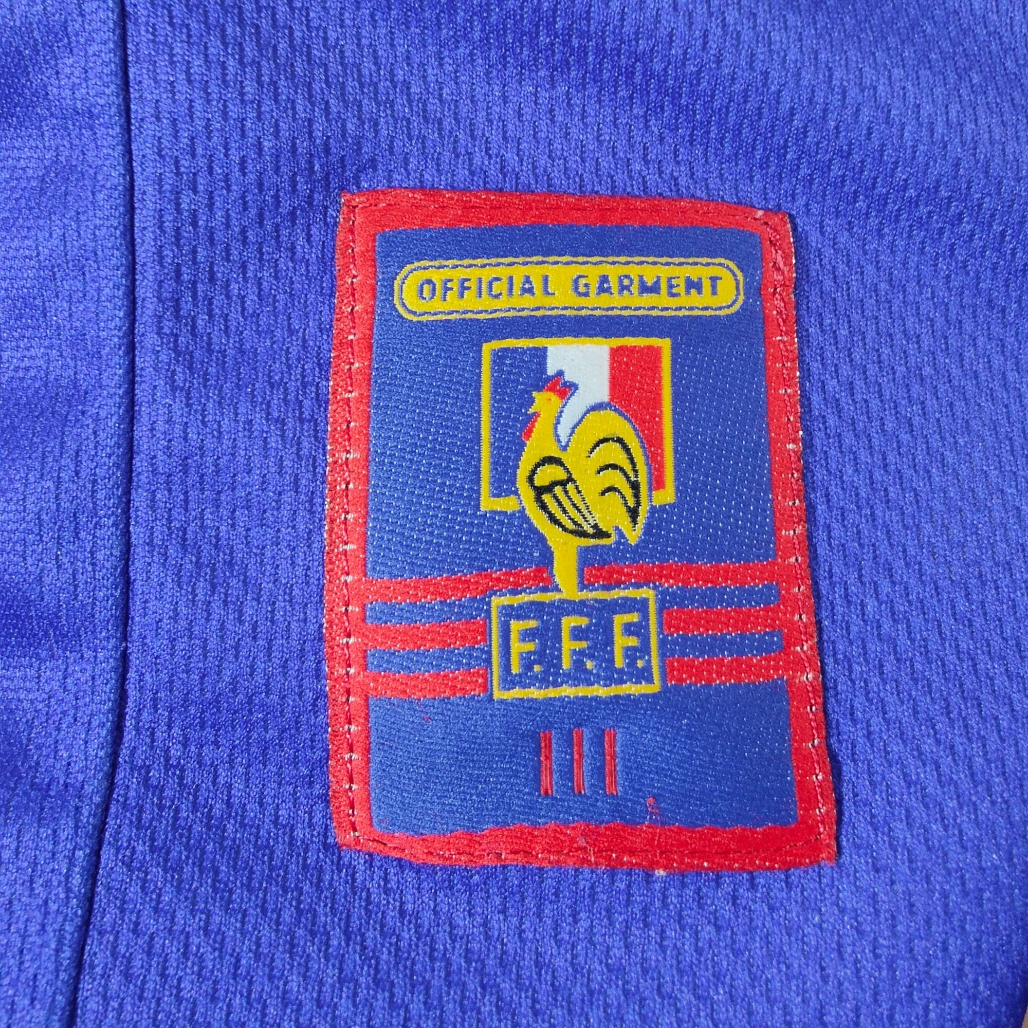 1998-00 France Home Shirt Zidane 