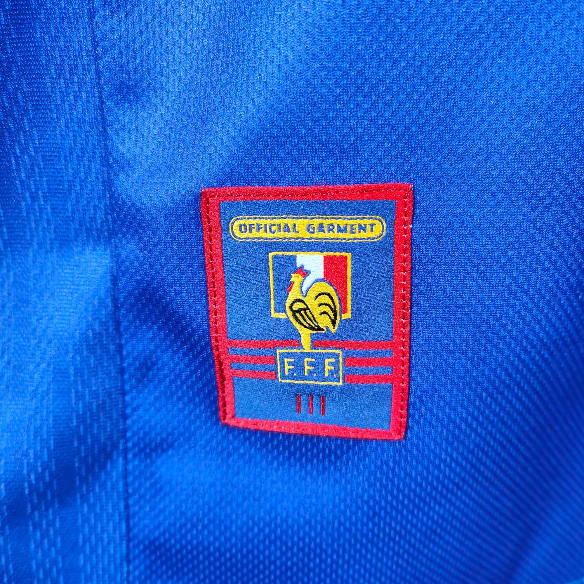 1998-00 France Home Shirt Zidane 
