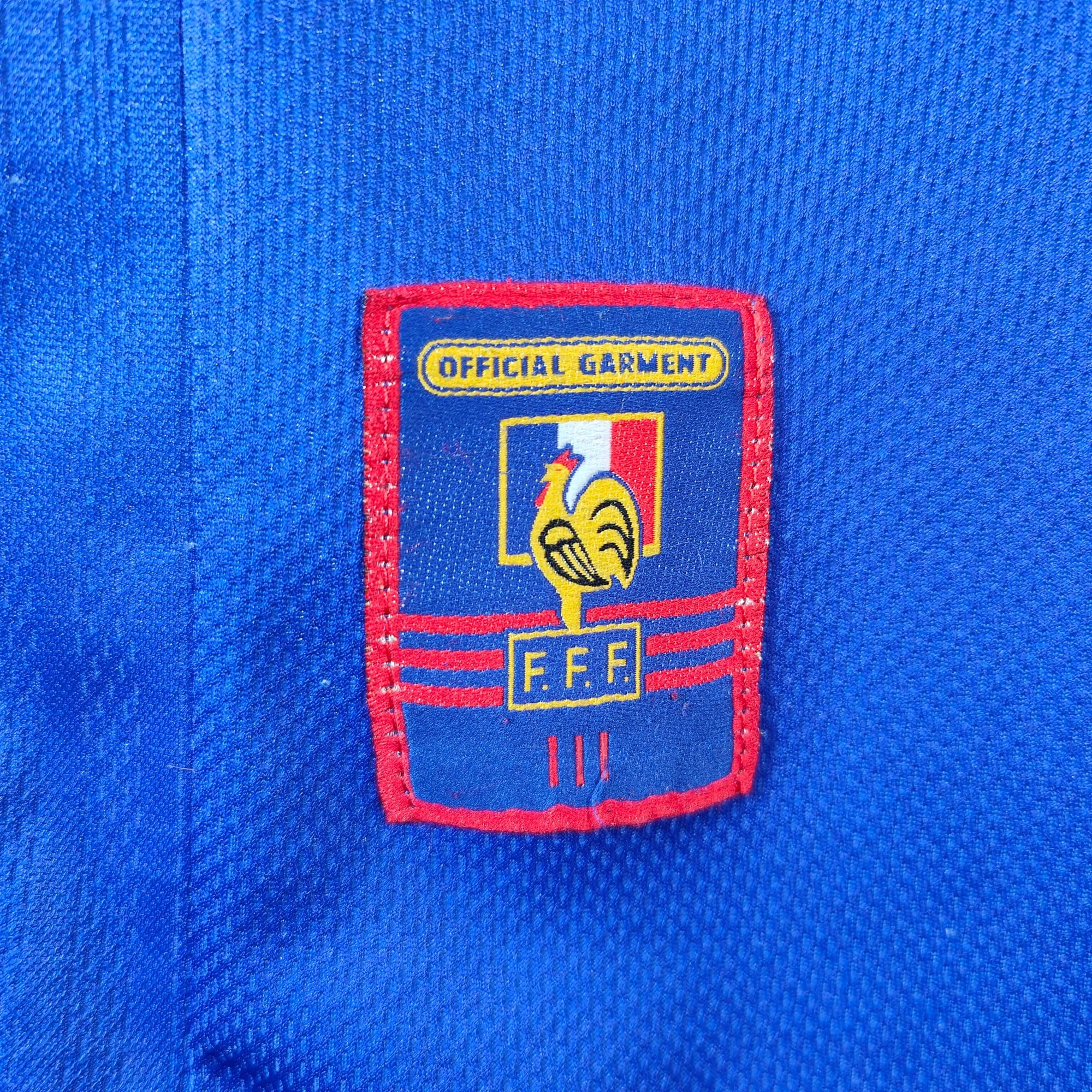 1998-00 France Home Shirt Zidane 