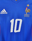 2002-04 France Home Shirt Zidane 