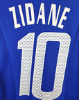 2002-04 France Home Shirt Zidane 