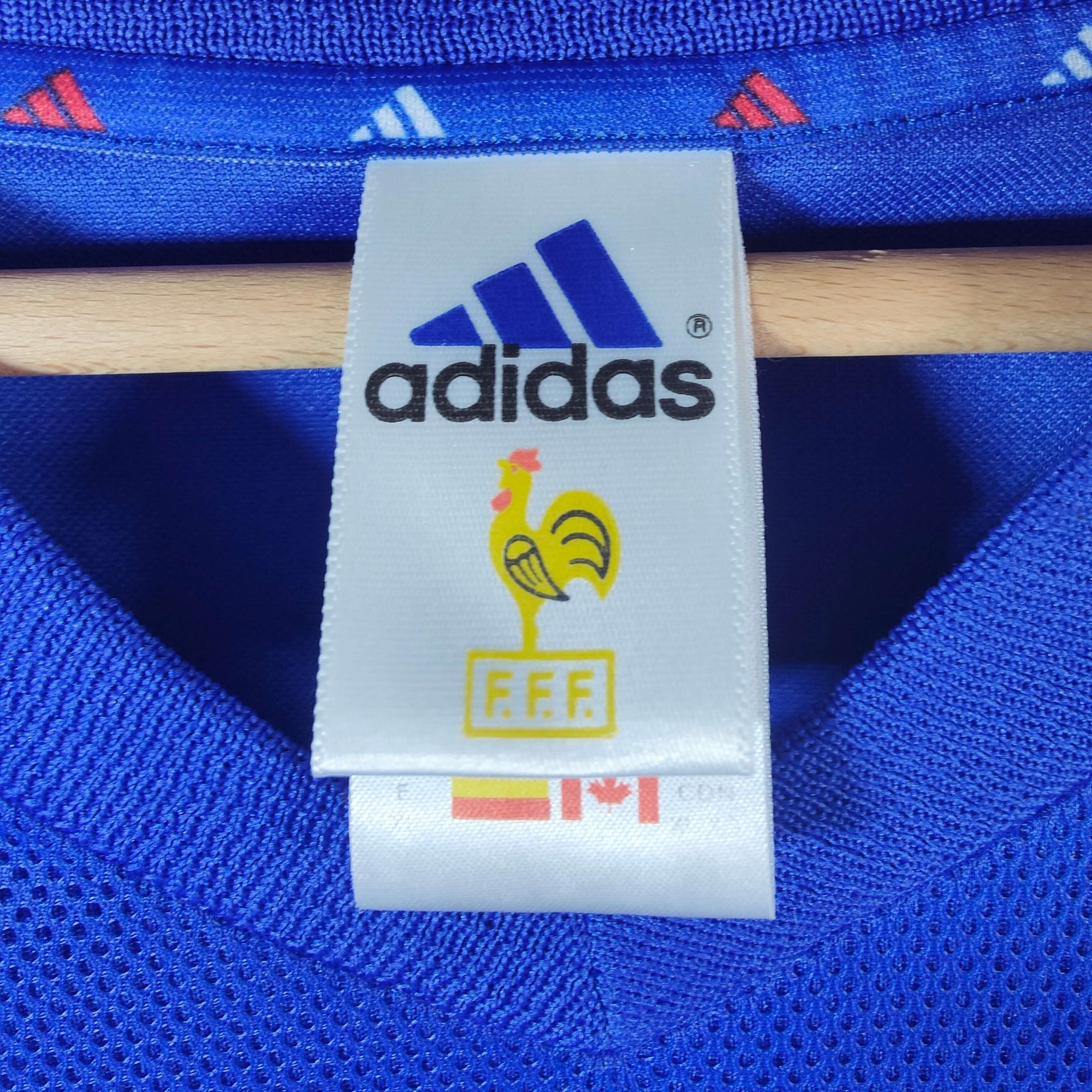 2002-04 France Home Shirt Zidane 