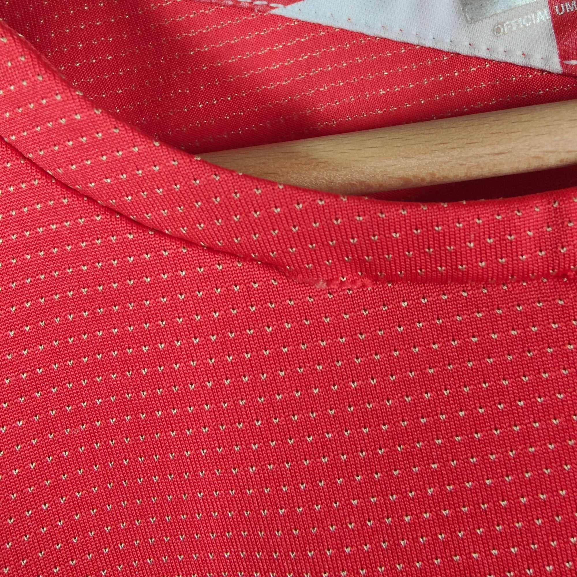 2004-06 England Away Shirt Beckham LS 