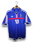 2000-02 France Home Shirt Zidane 