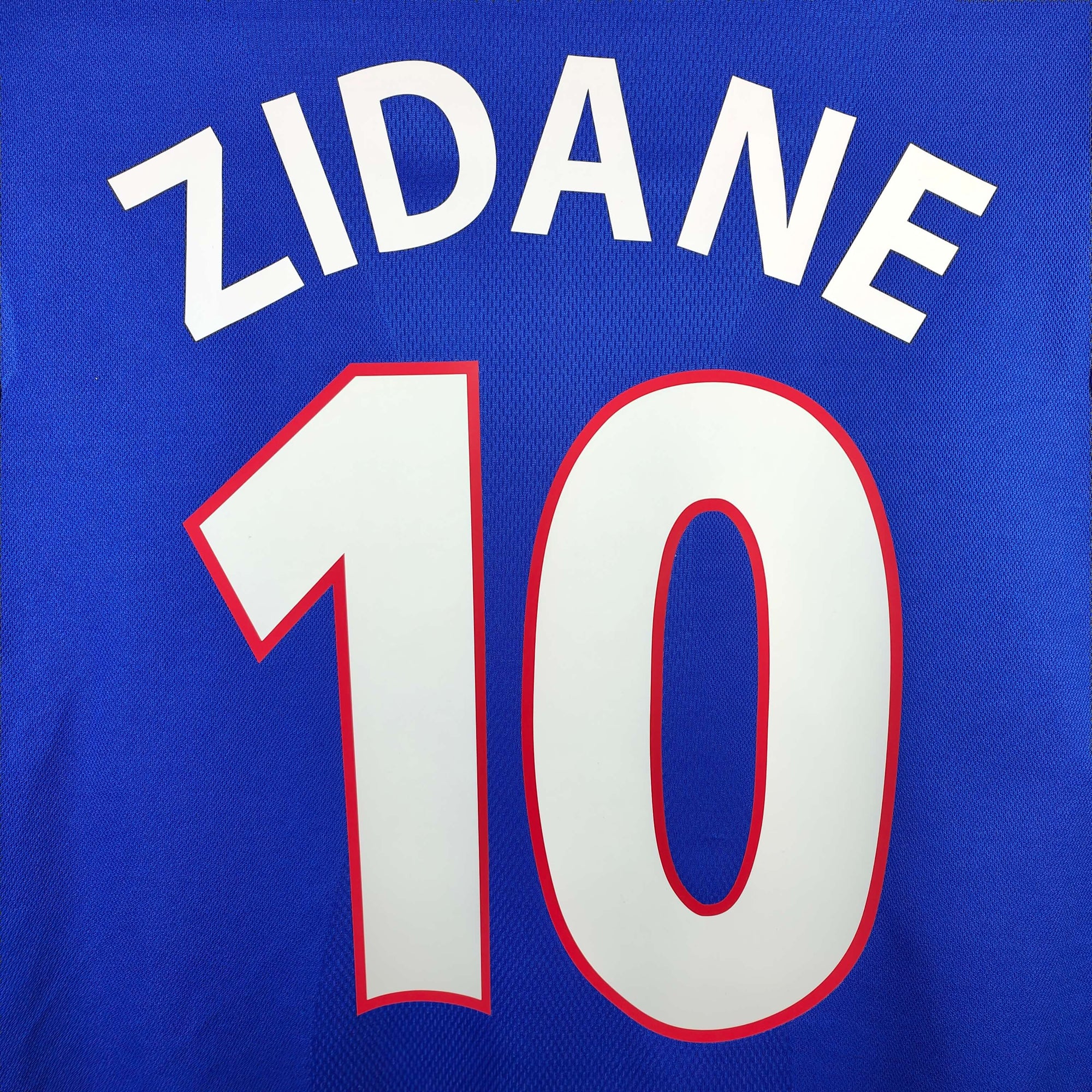 2000-02 France Home Shirt Zidane 