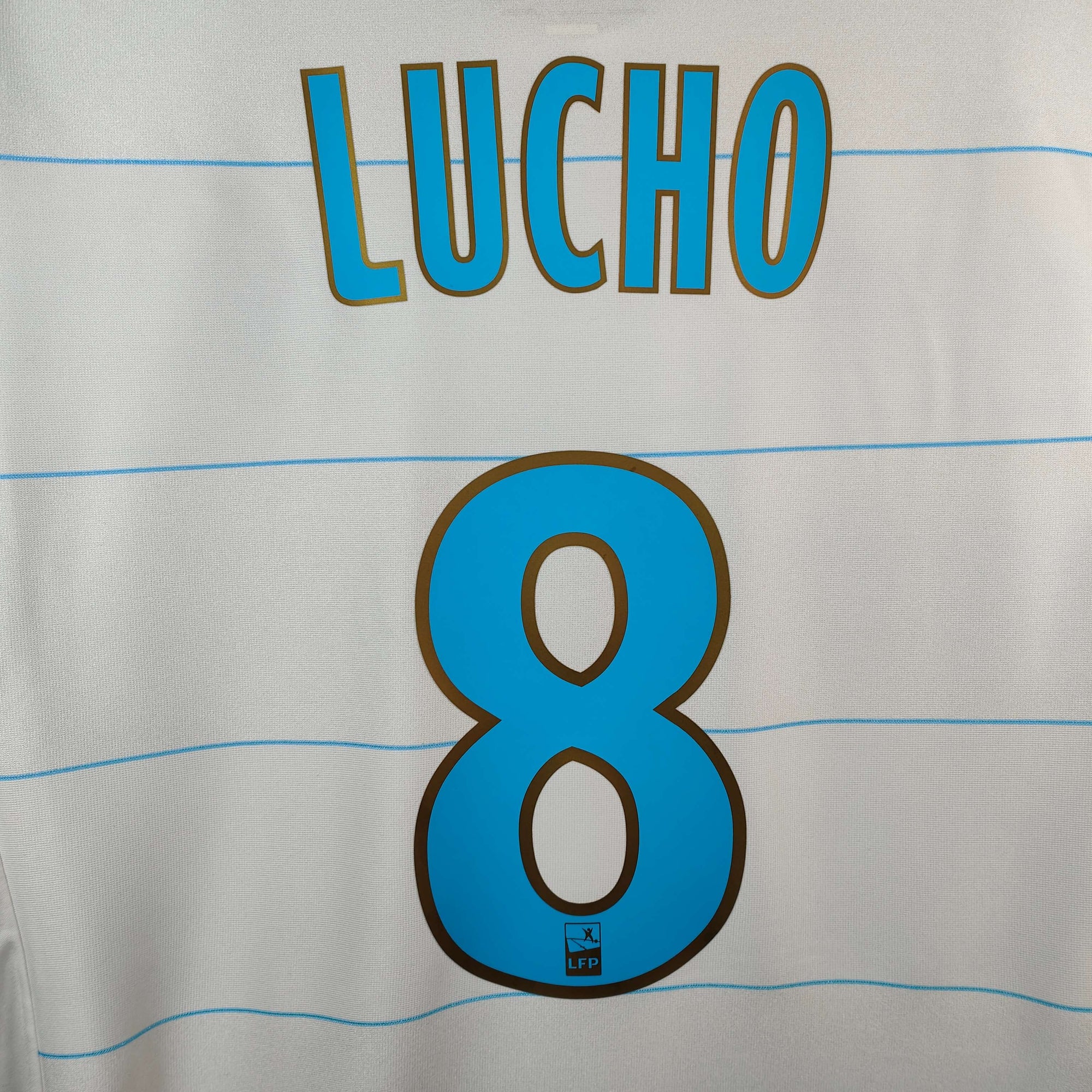 2010-11 Olympique Marseille Heim Trikot Lucho 