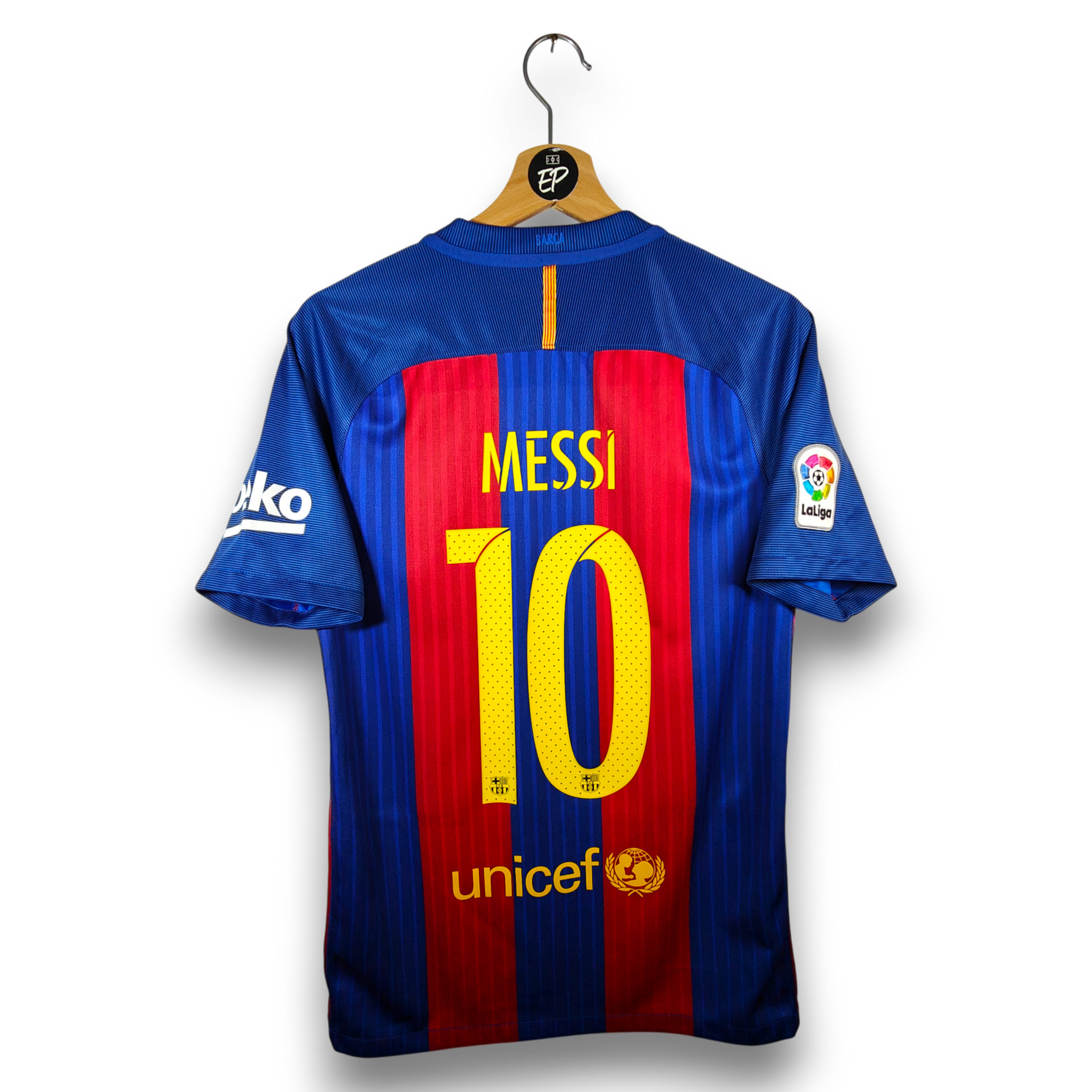 2016-17 FC Barcelona Home Shirt Messi #10 - 9.5/10 - (S) – 776850