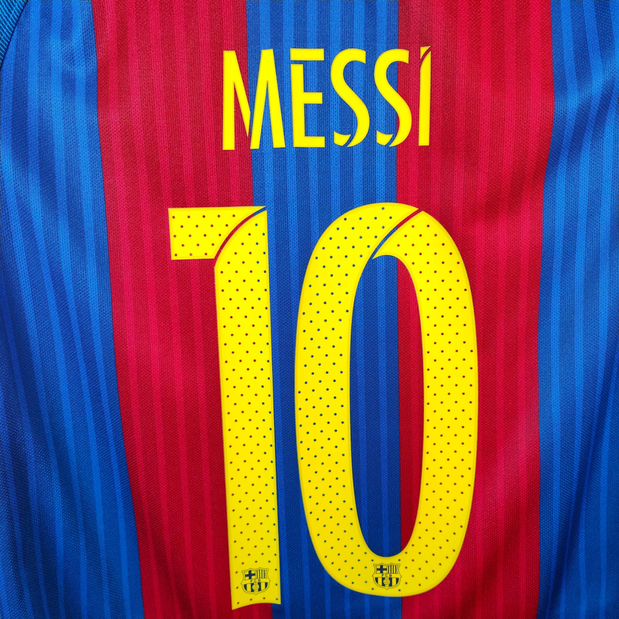 2016-17 FC Barcelona Home Shirt Messi 