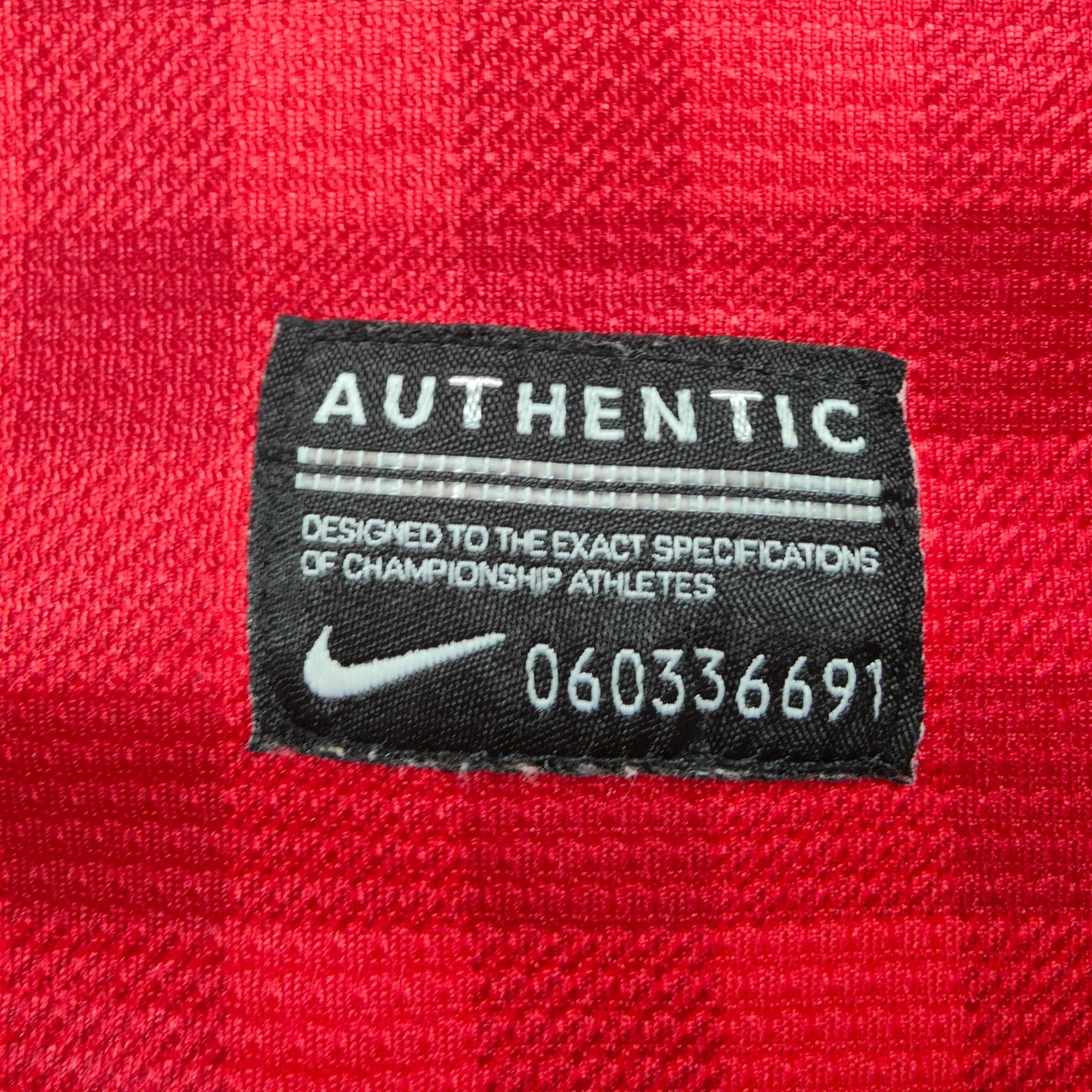 2012-13 Manchester United Home Shirt Evra LS 