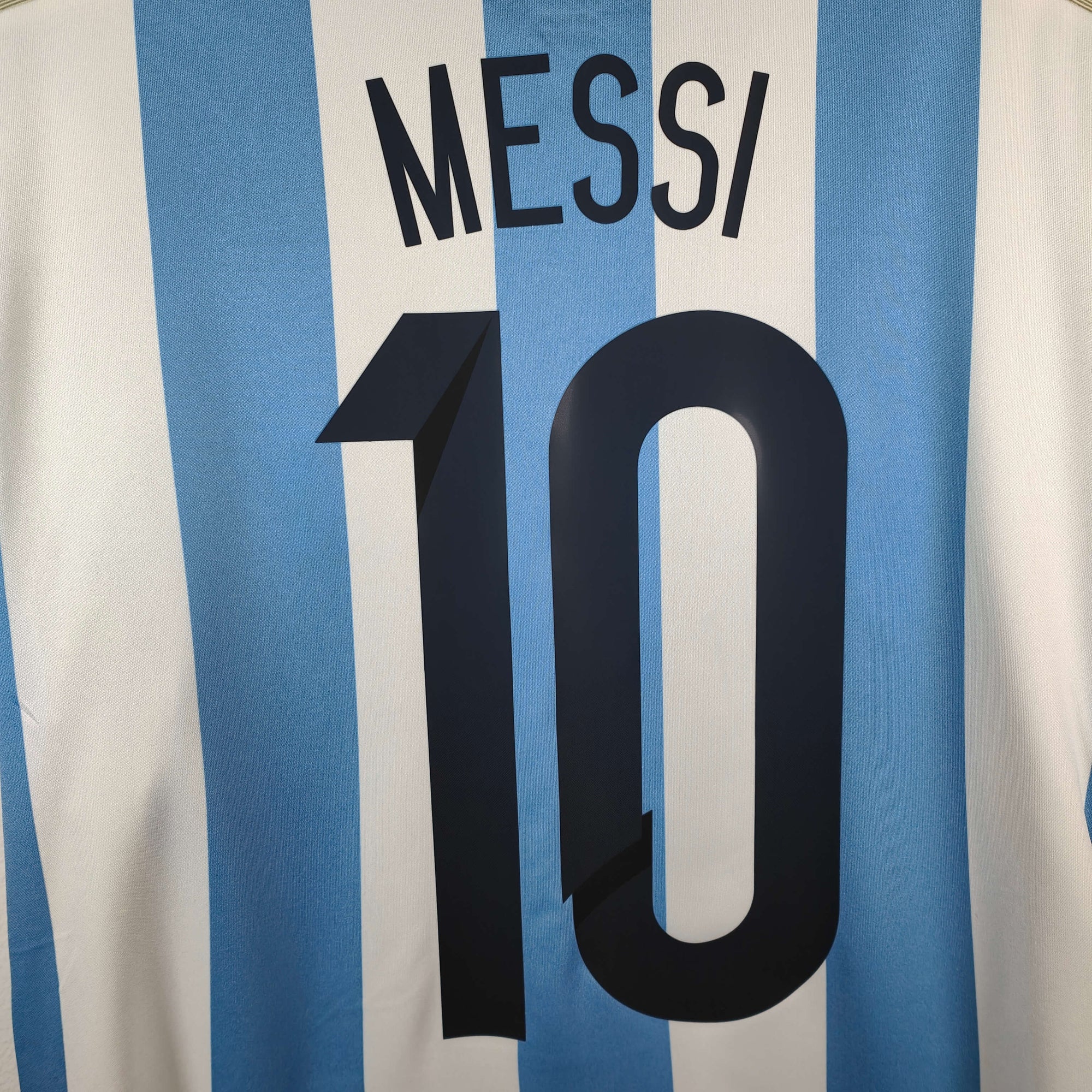 2013-15 Argentina Home Shirt Messi 