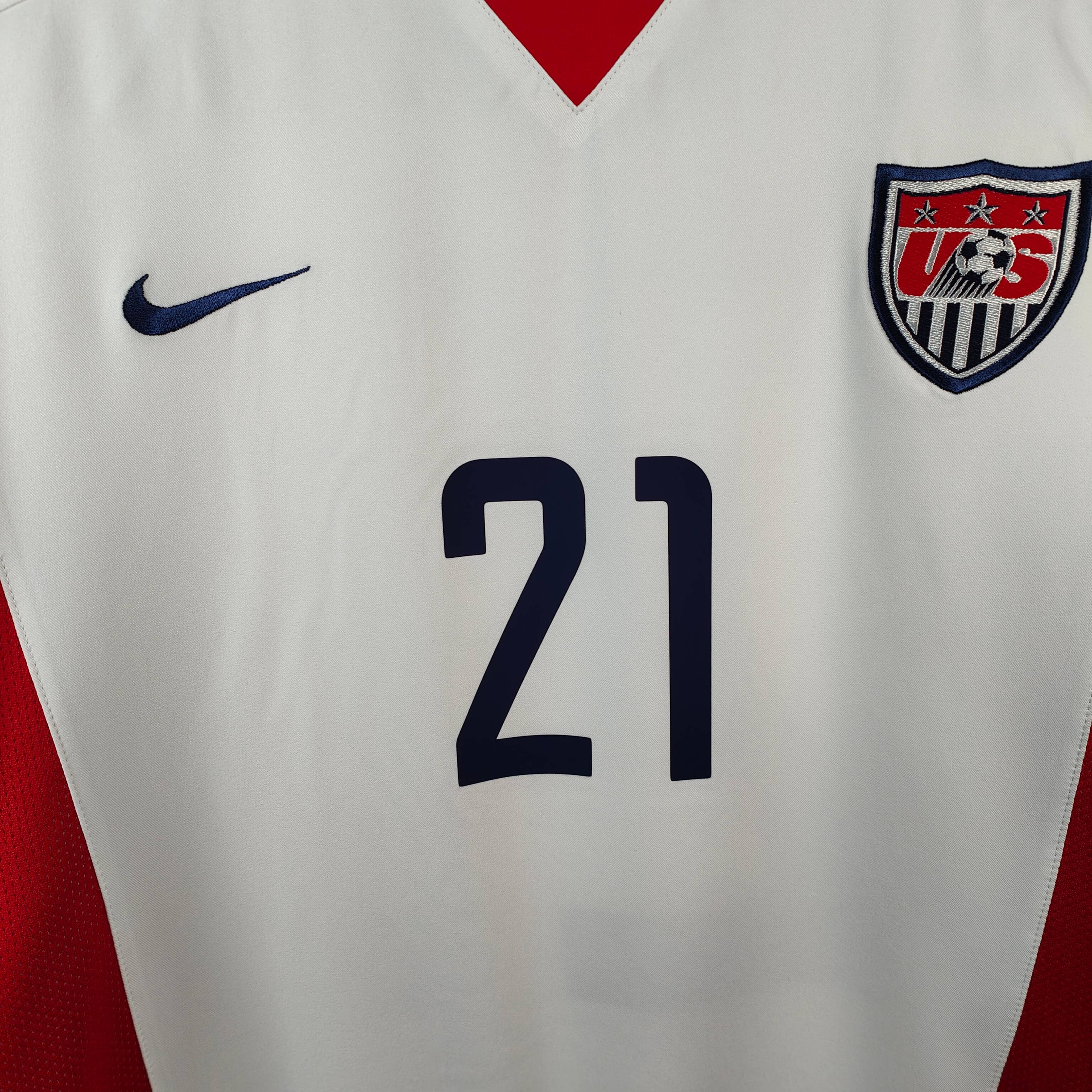 2002-03 USA Home Shirt Donovan #21 - 9/10 - (L) – 182216 Nike