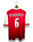 2006-08 Arsenal Home Shirt Senderos 