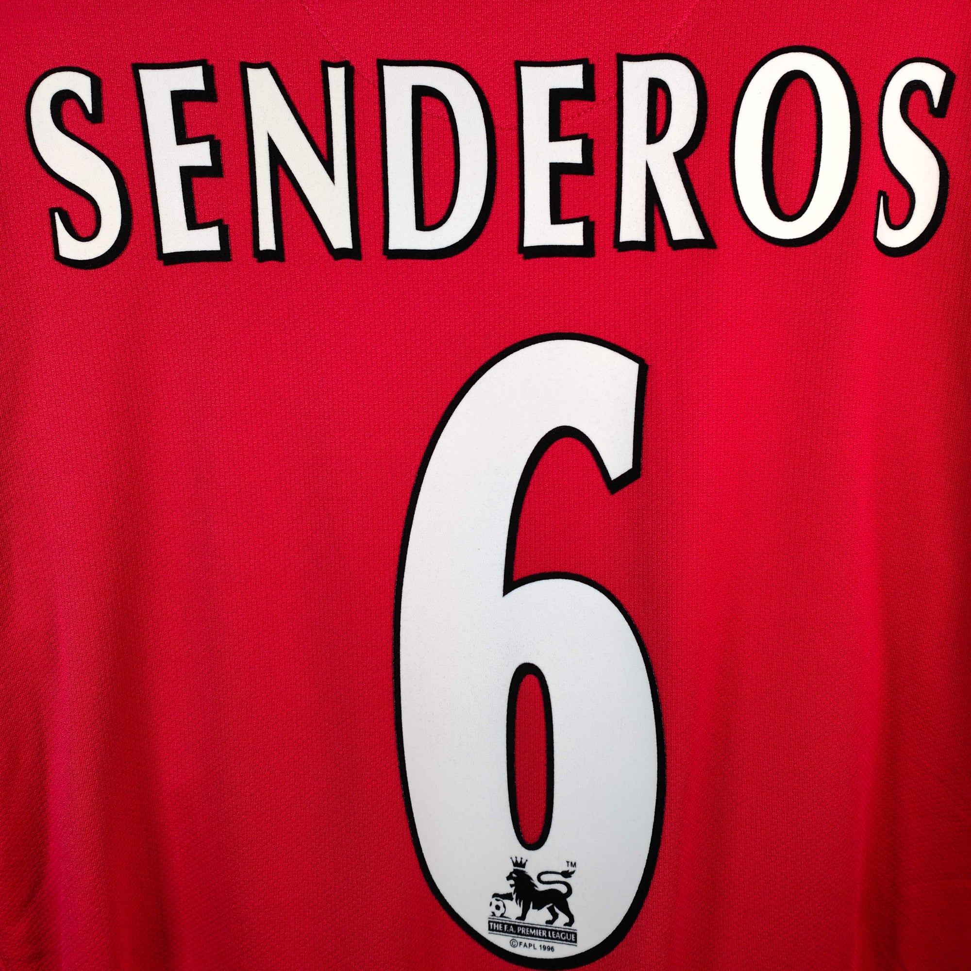 2006-08 Arsenal Home Shirt Senderos 