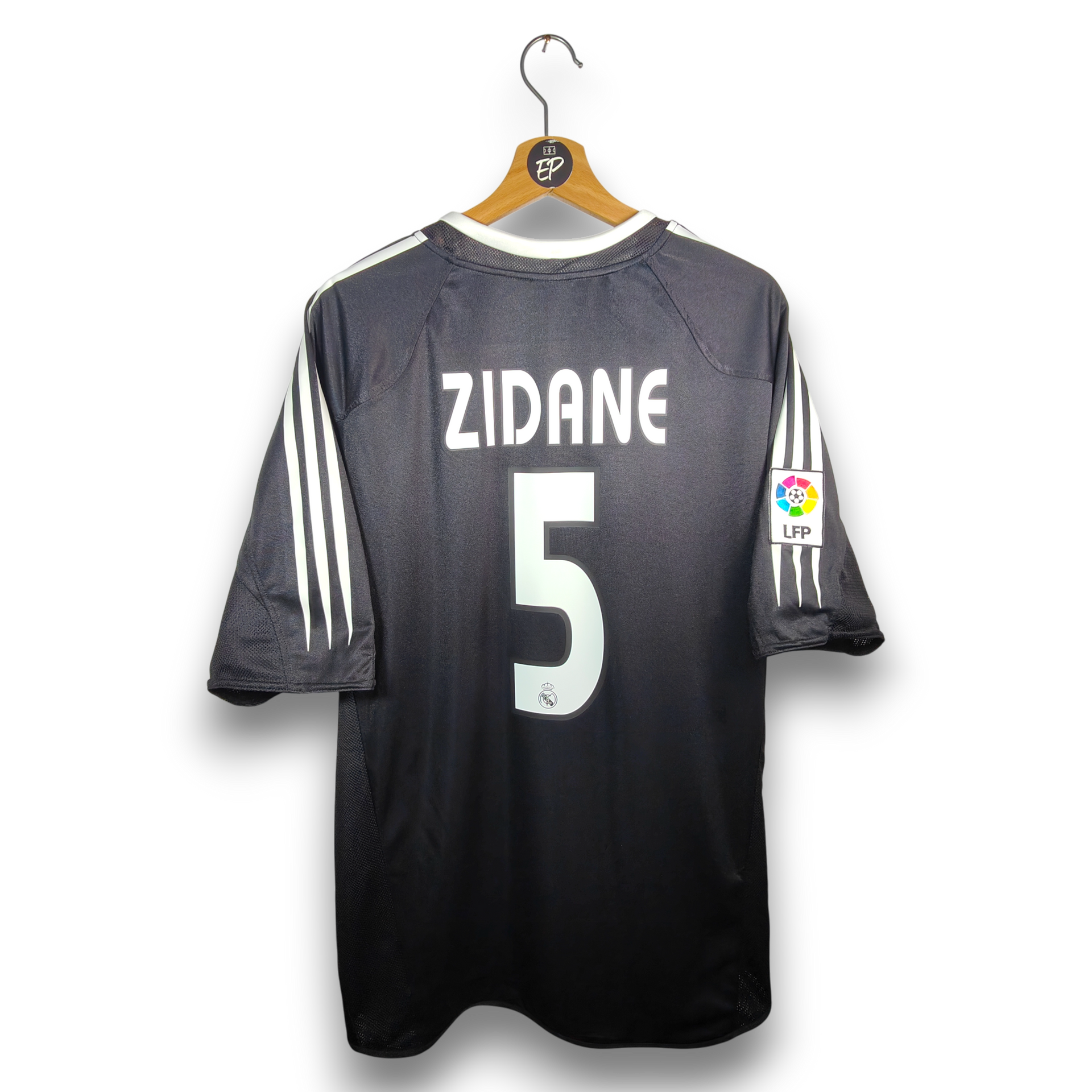 2004-05 Real Madrid Away Shirt Zidane #5 - 9.5/10 - (XL) – 367826