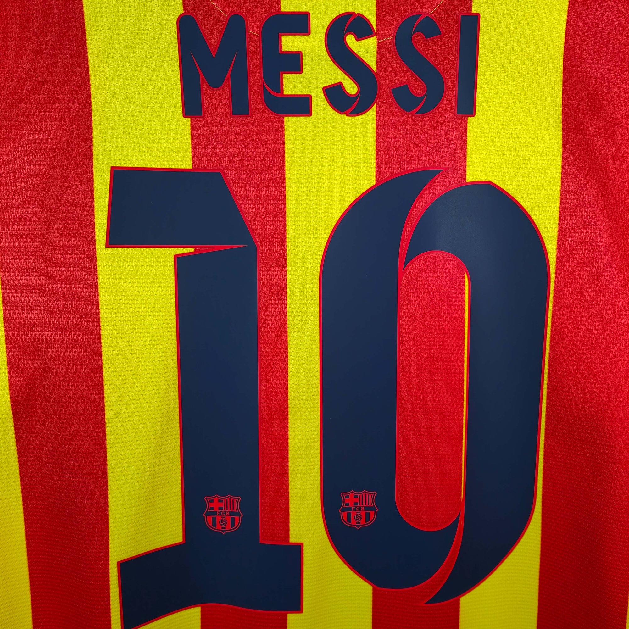 2013-15 FC Barcelona Away Shirt Messi 