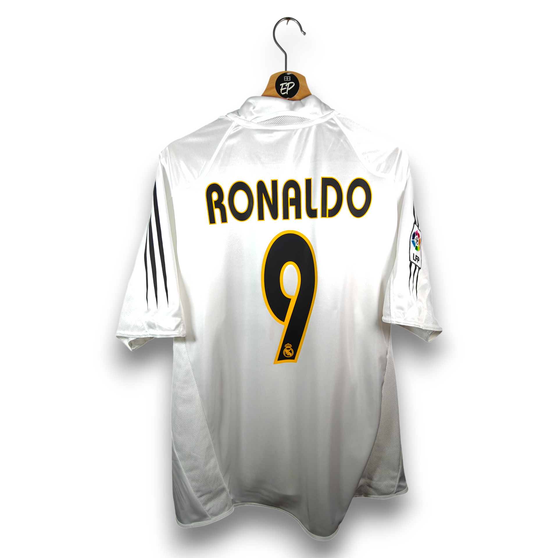 2004-05 Real Madrid Home Shirt Ronaldo #9 - 9.5/10 - (L) – 367842
