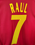2004-06 Spain Home Shirt Raul 
