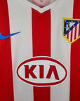2010-11 Atletico Madrid Home Shirt Kun Agüero 