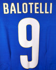 2014-15 Italy Player Version Home Shirt Balotelli 