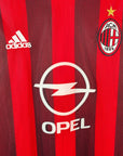 2002-03 AC Milan Home Shirt Seedorf 