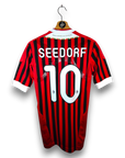 2011-12 AC Milan Player Version Home Shirt Seedorf 